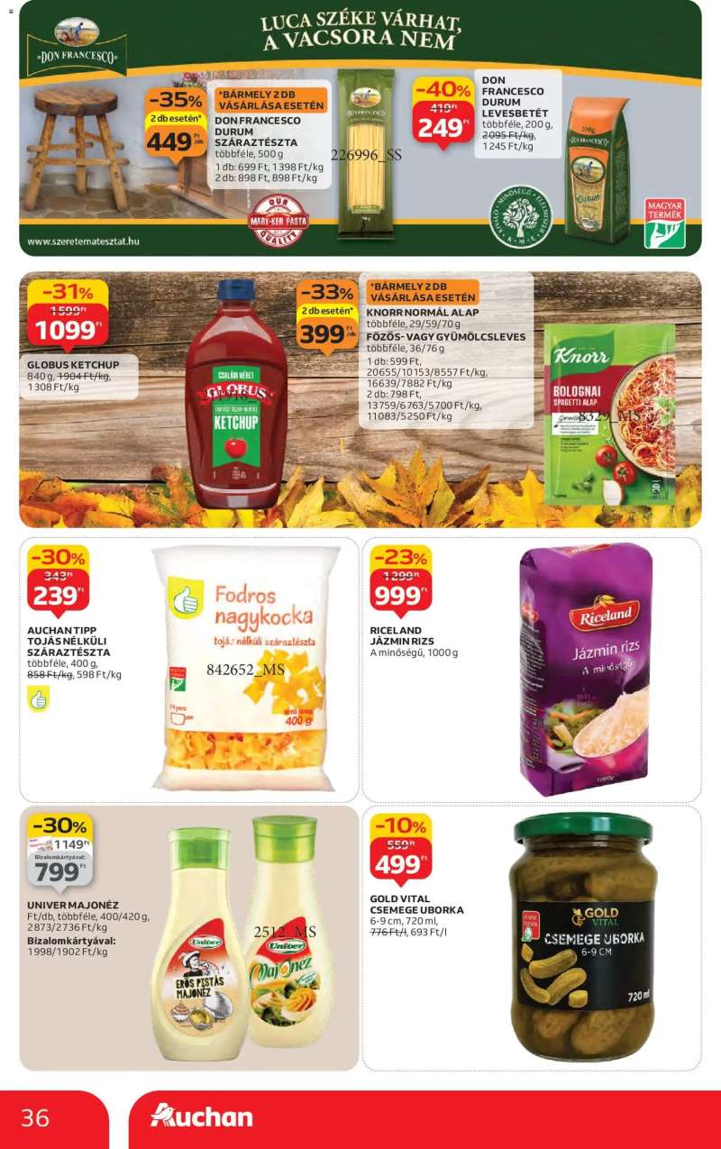 Auchan Akciós újság Auchan 36 oldal