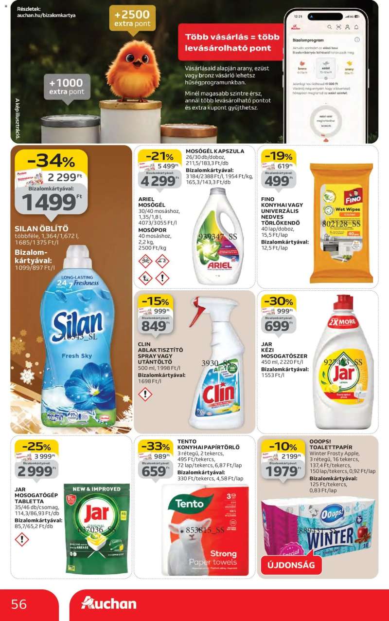 Auchan Akciós újság Auchan 56 oldal