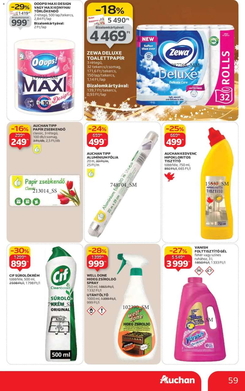 Auchan Akciós újság Auchan 59 oldal