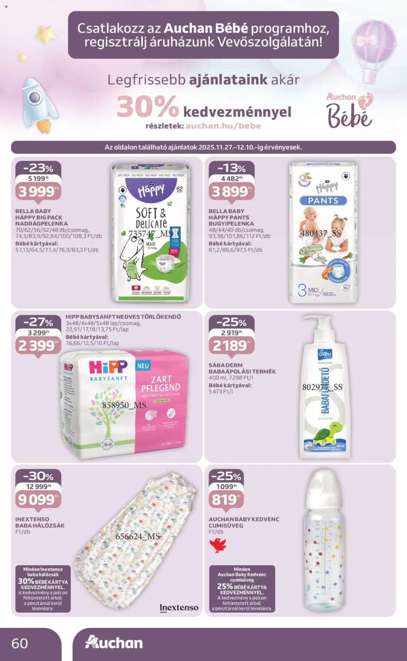 Auchan Akciós újság Auchan 60 oldal