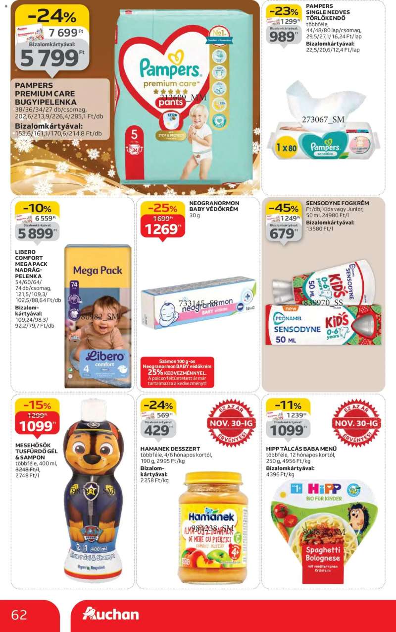 Auchan Akciós újság Auchan 62 oldal