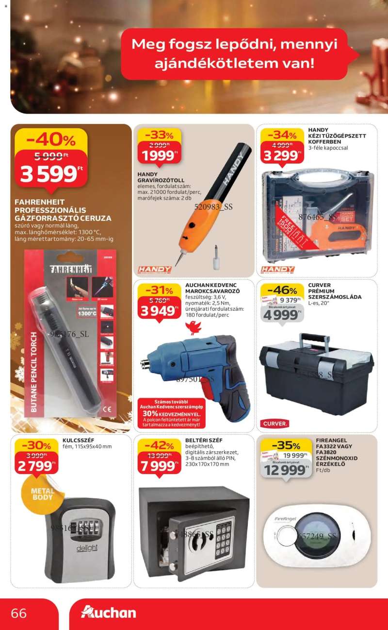 Auchan Akciós újság Auchan 66 oldal