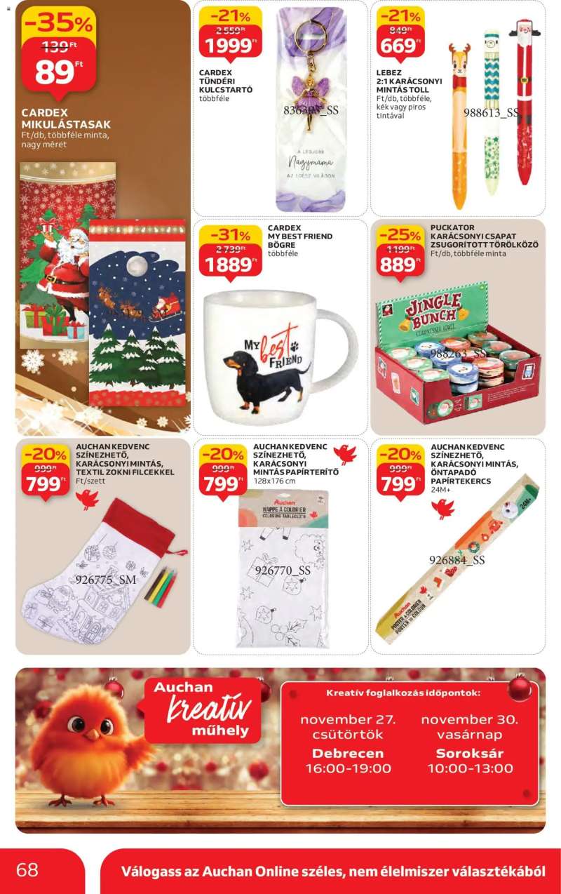 Auchan Akciós újság Auchan 68 oldal