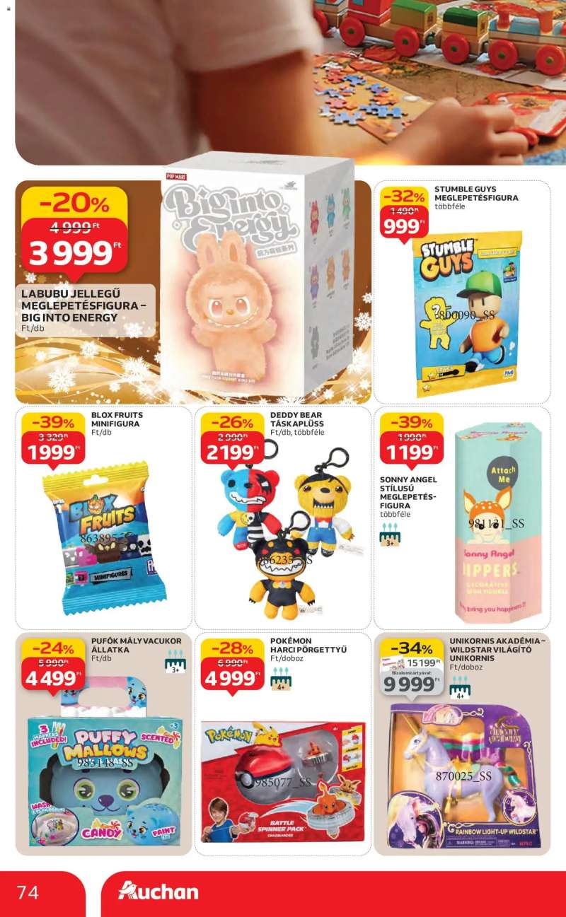 Auchan Akciós újság Auchan 74 oldal