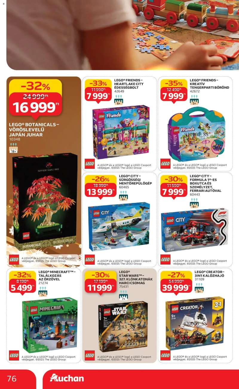 Auchan Akciós újság Auchan 76 oldal