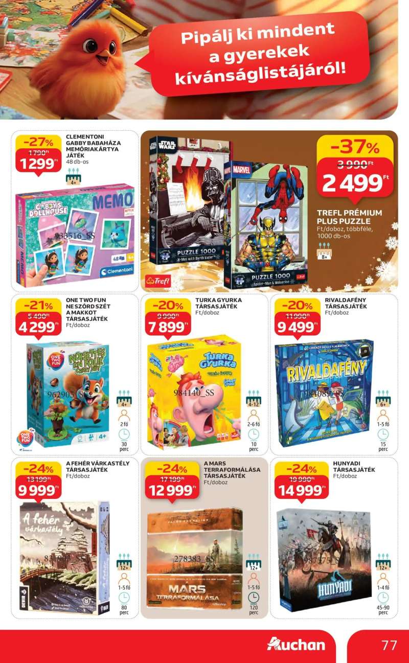 Auchan Akciós újság Auchan 77 oldal