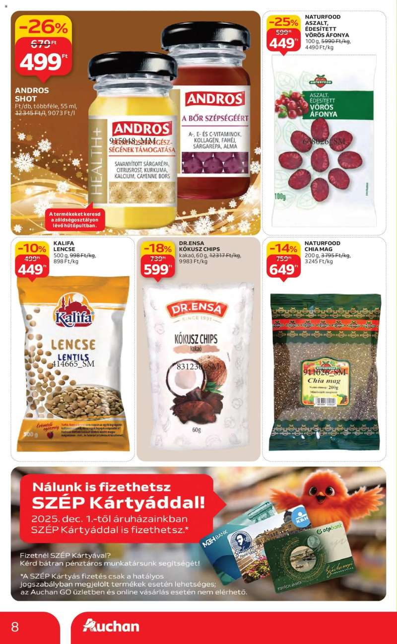 Auchan Akciós újság Auchan 8 oldal