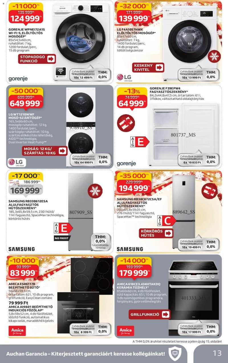 Auchan Elektronikai ajánlataink 13 oldal