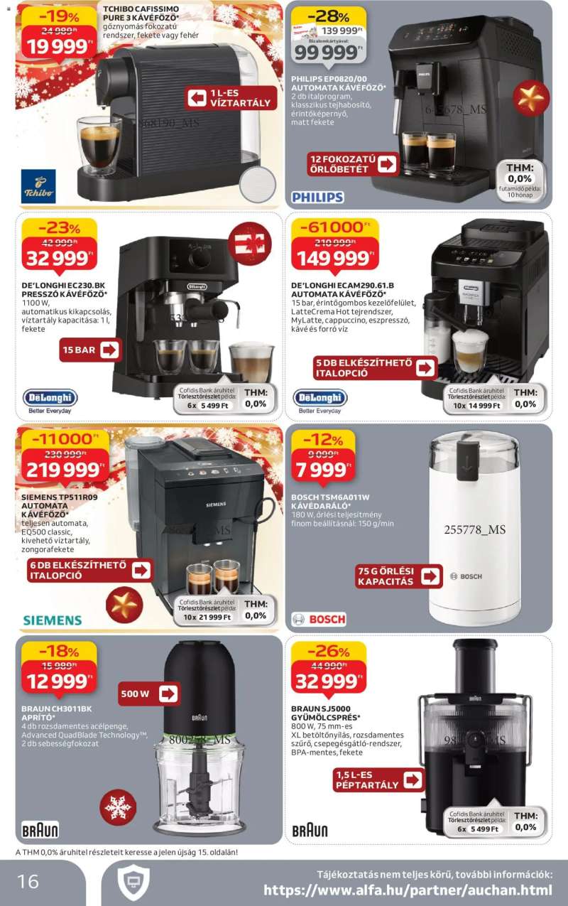 Auchan Elektronikai ajánlataink 16 oldal