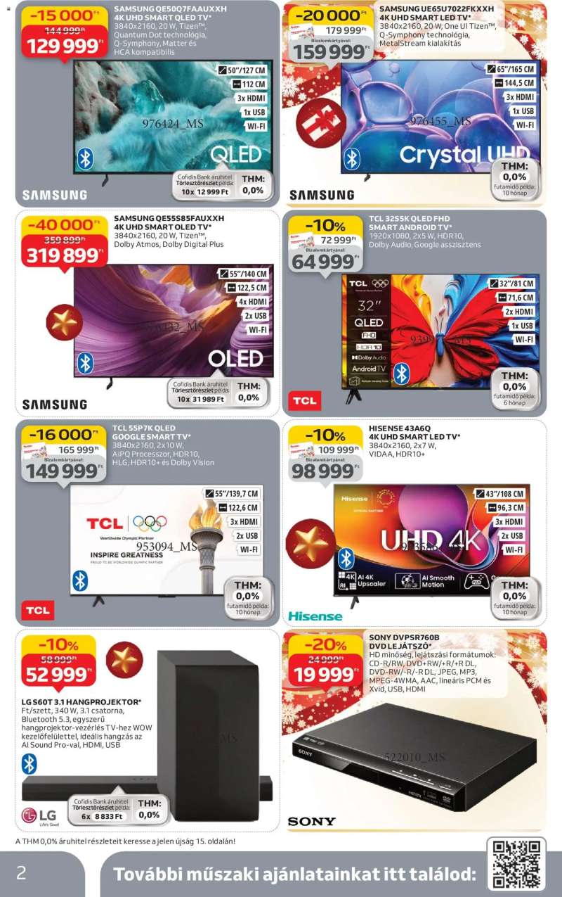 Auchan Elektronikai ajánlataink 2 oldal