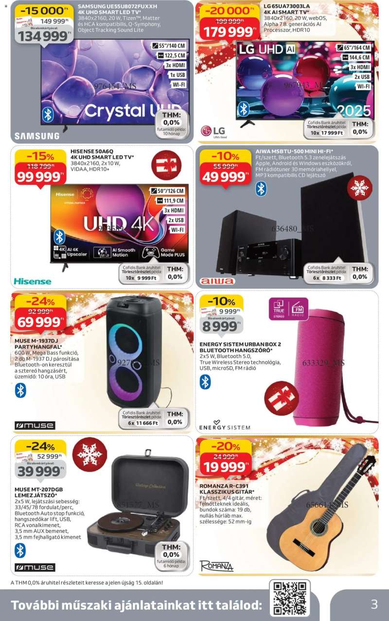 Auchan Elektronikai ajánlataink 3 oldal