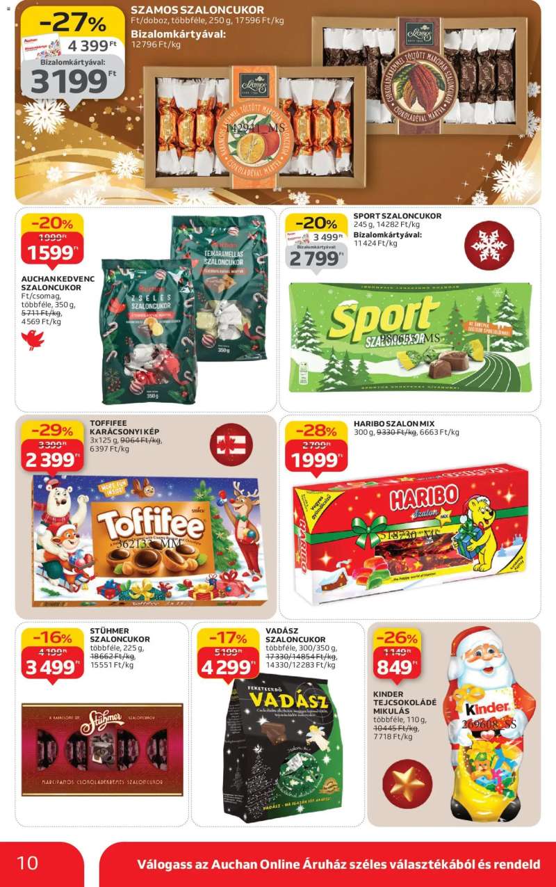 Auchan Szupermarket akciós újság 10 oldal