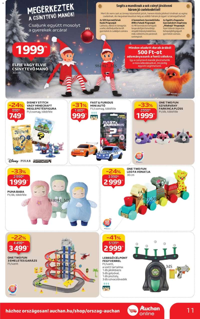 Auchan Szupermarket akciós újság 11 oldal