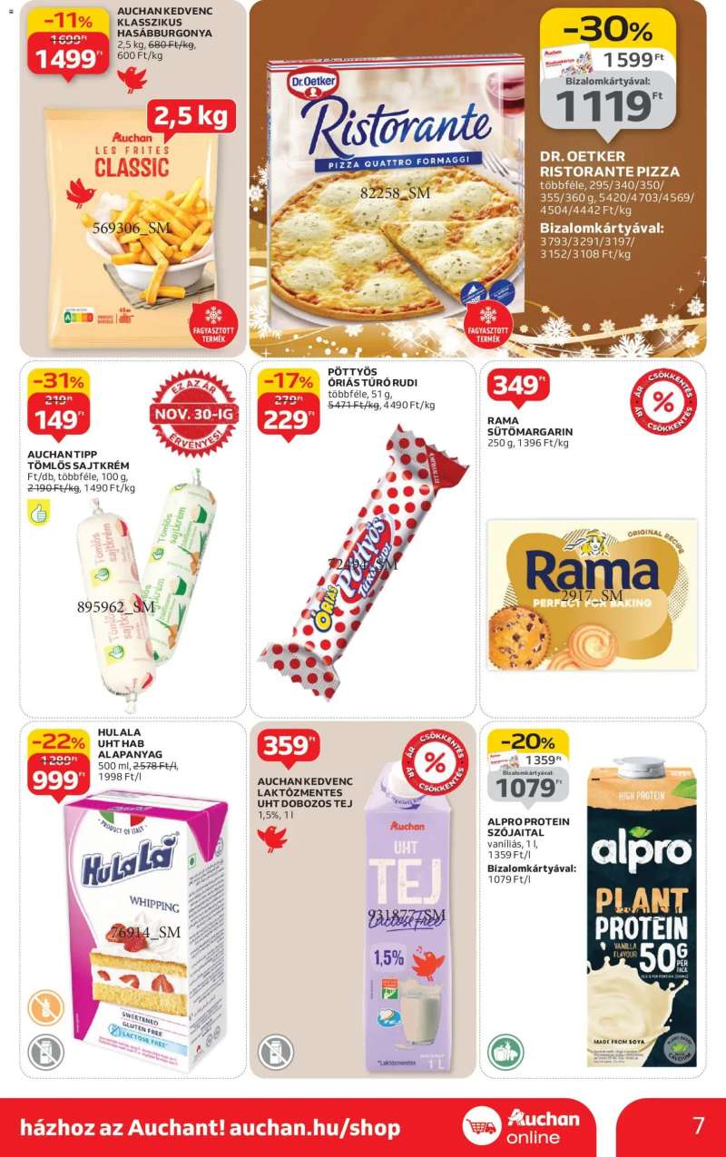 Auchan Szupermarket akciós újság 7 oldal