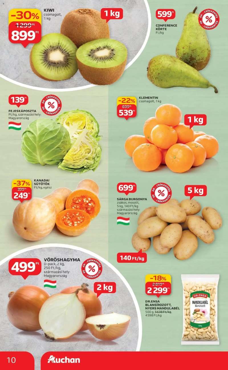 Auchan Auchan újság érvényessége 12.10.-ig 10 oldal