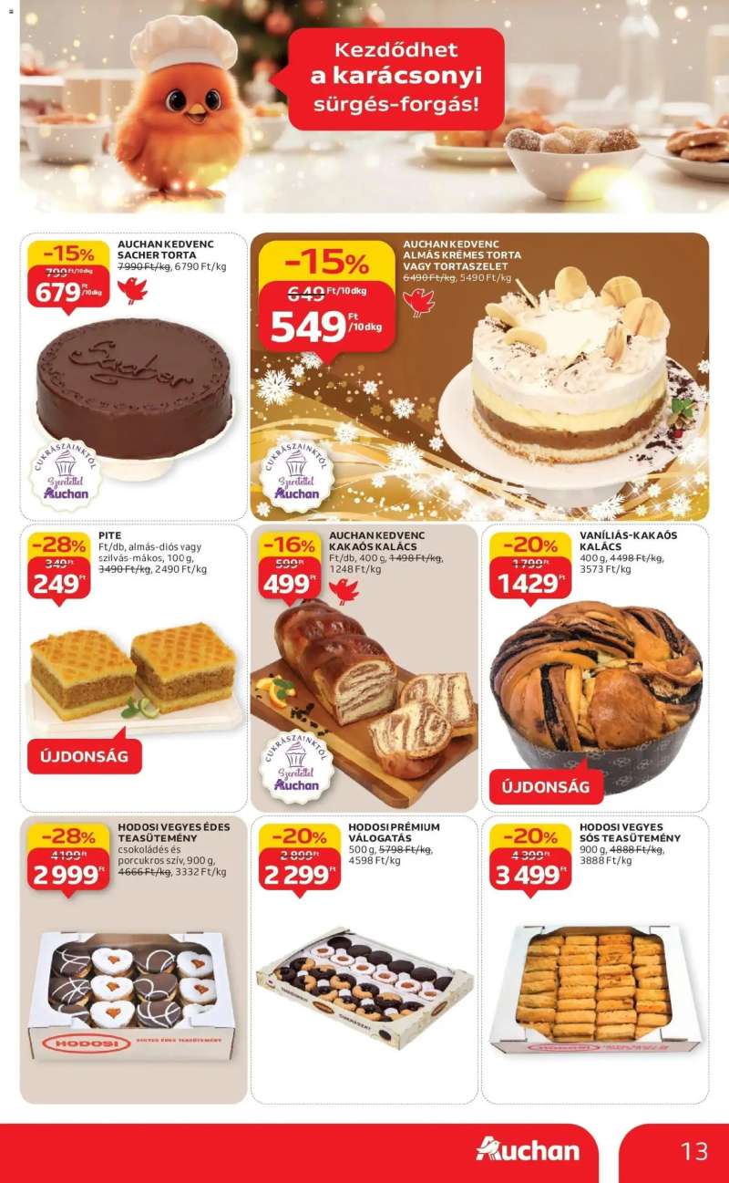 Auchan Auchan újság érvényessége 12.10.-ig 13 oldal