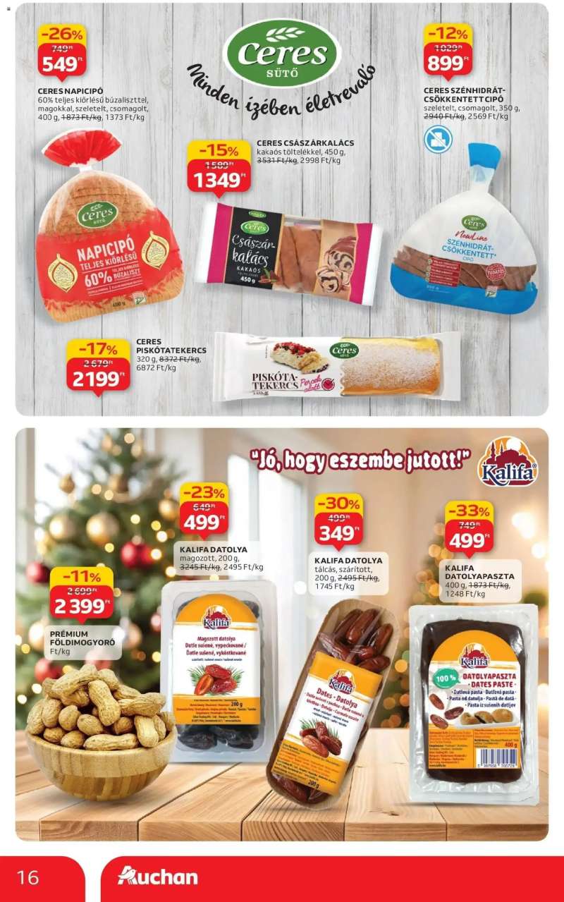 Auchan Auchan újság érvényessége 12.10.-ig 16 oldal