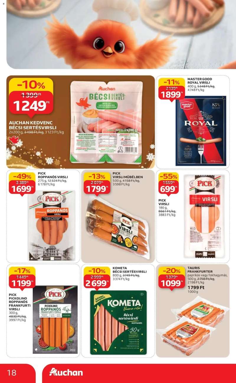 Auchan Auchan újság érvényessége 12.10.-ig 18 oldal