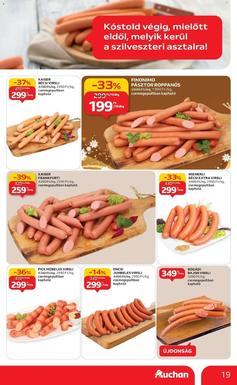 Auchan Auchan újság érvényessége 12.10.-ig 19 oldal