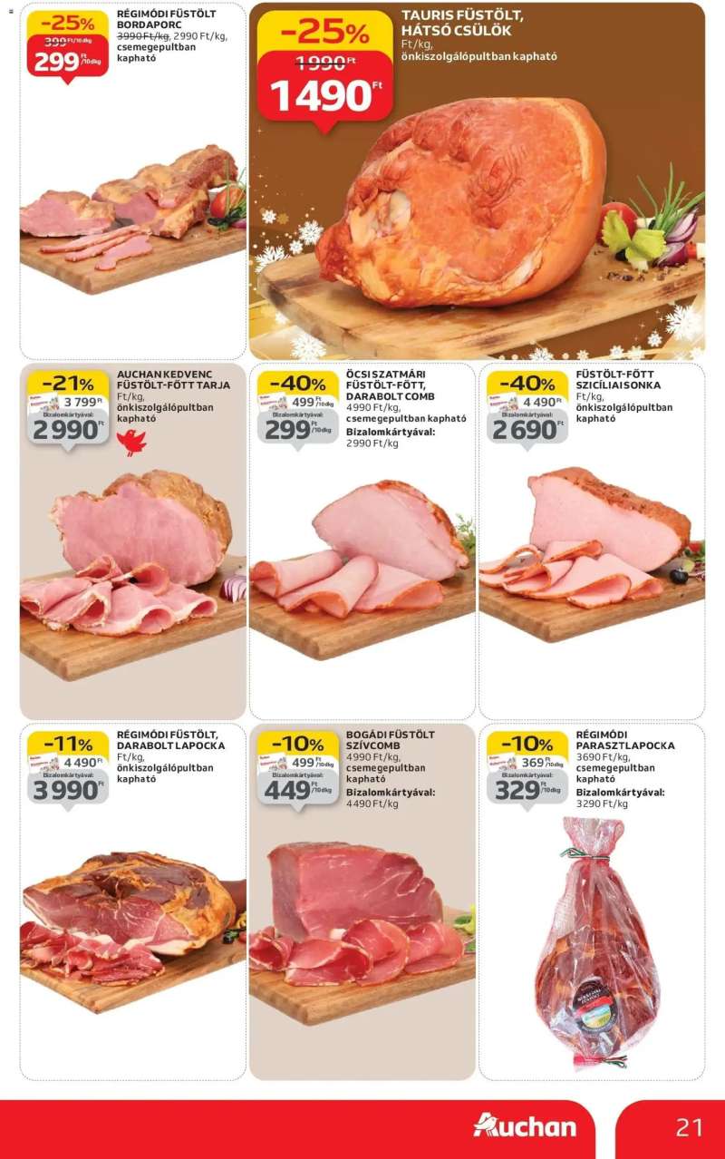 Auchan Auchan újság érvényessége 12.10.-ig 21 oldal