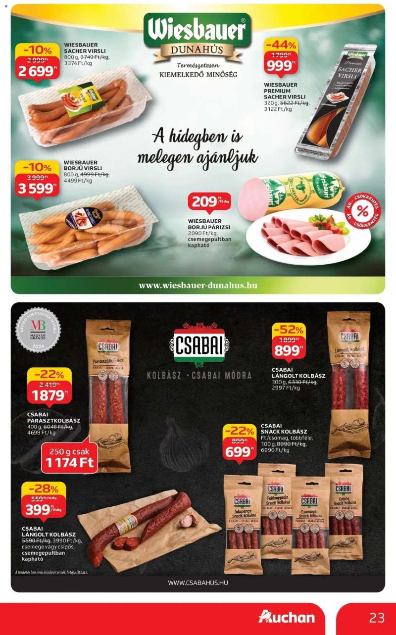 Auchan Auchan újság érvényessége 12.10.-ig 23 oldal