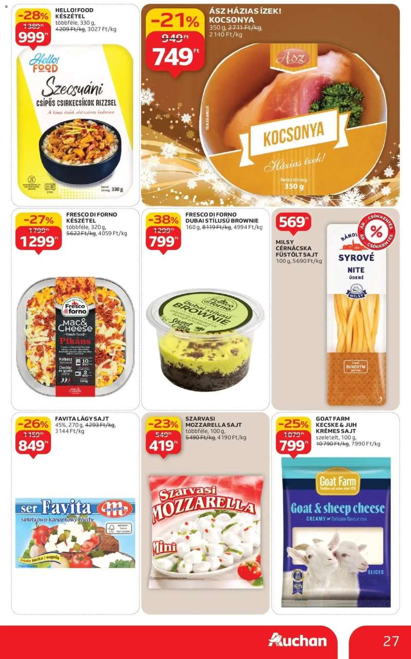 Auchan Auchan újság érvényessége 12.10.-ig 27 oldal