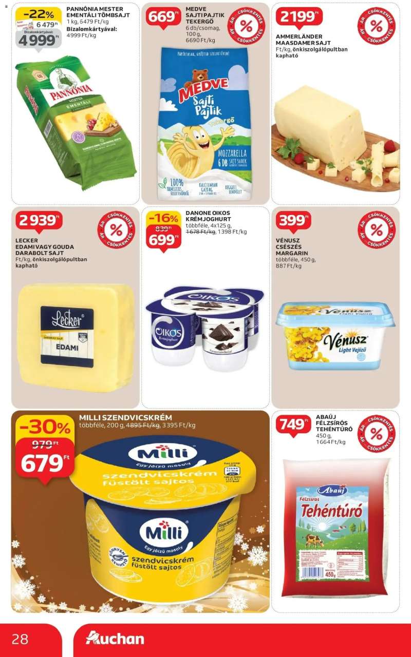 Auchan Auchan újság érvényessége 12.10.-ig 28 oldal