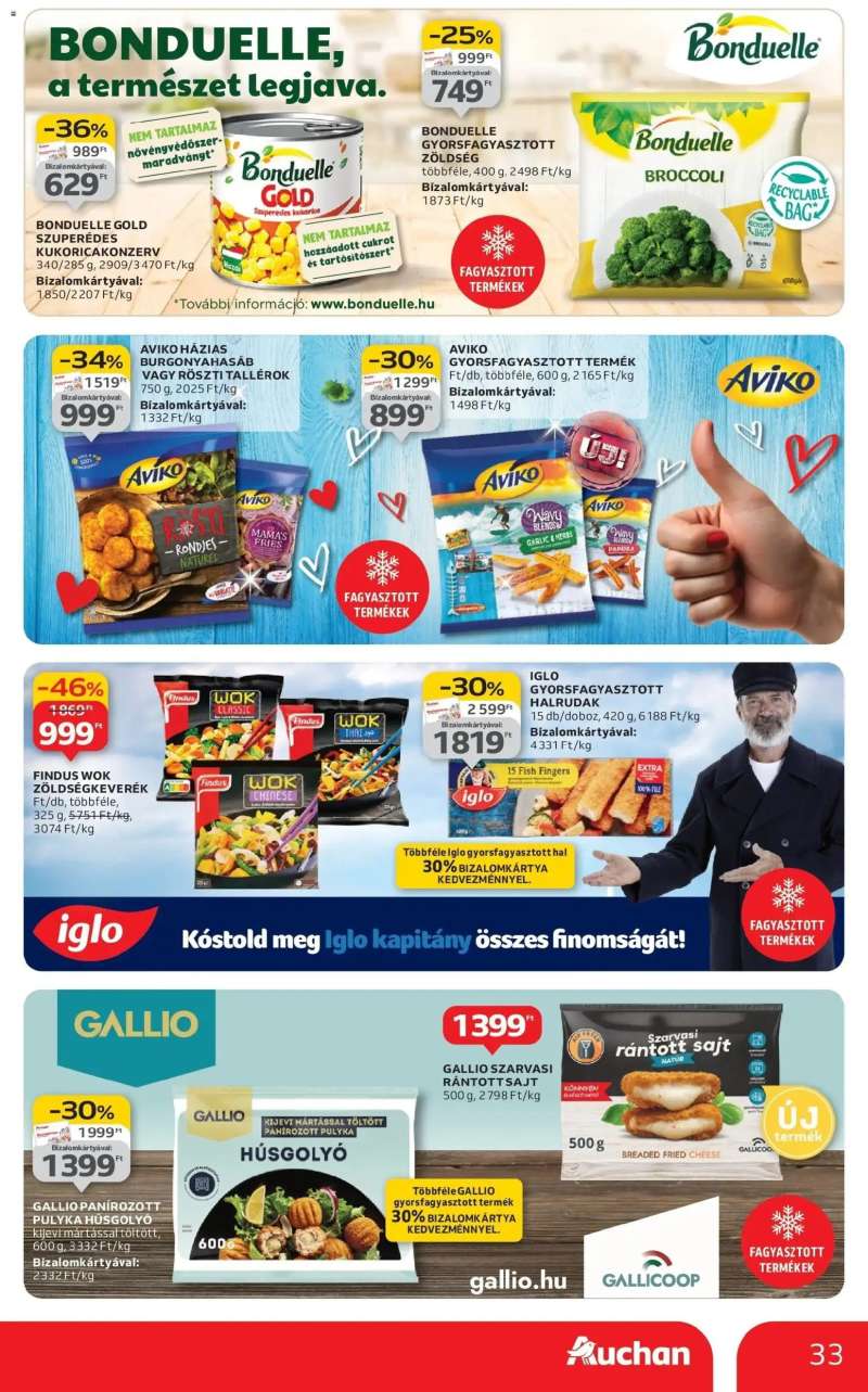 Auchan Auchan újság érvényessége 12.10.-ig 33 oldal