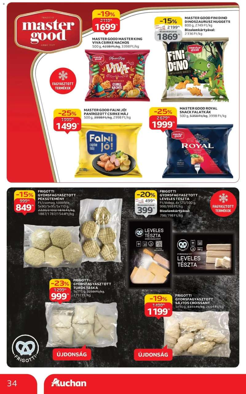 Auchan Auchan újság érvényessége 12.10.-ig 34 oldal