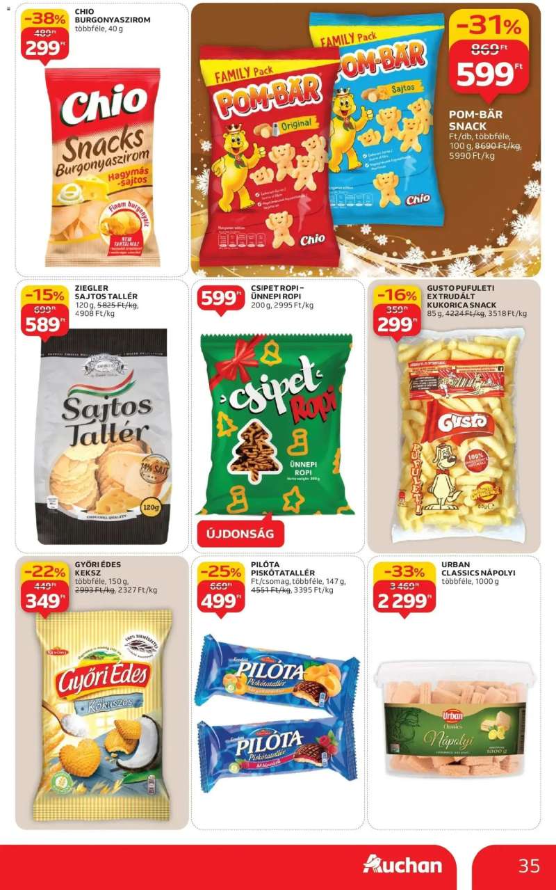 Auchan Auchan újság érvényessége 12.10.-ig 35 oldal