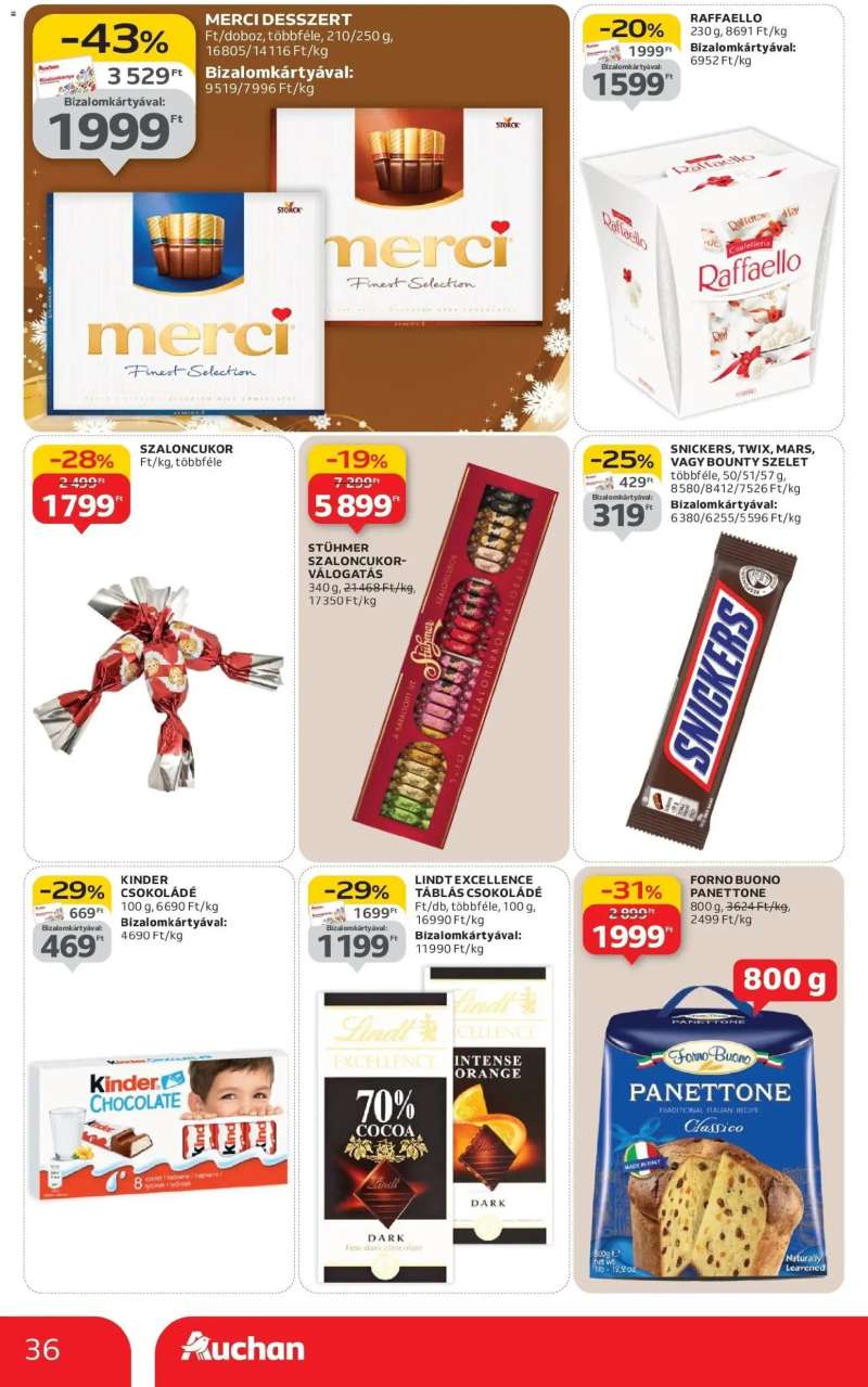 Auchan Auchan újság érvényessége 12.10.-ig 36 oldal