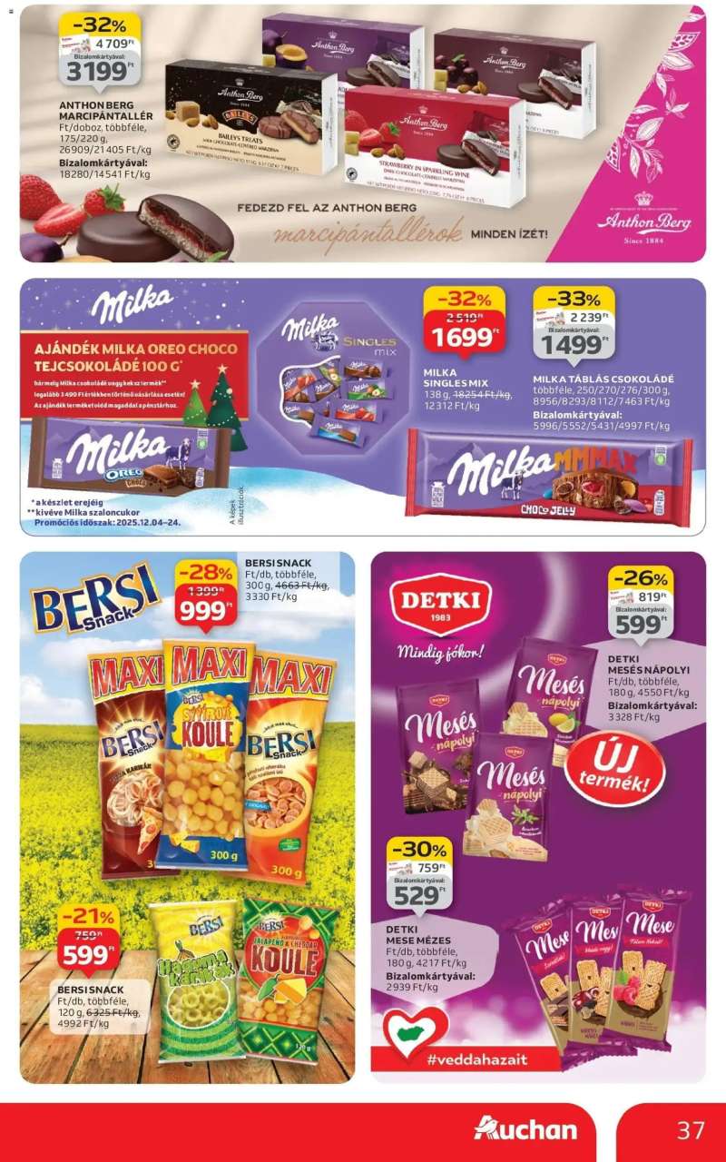 Auchan Auchan újság érvényessége 12.10.-ig 37 oldal