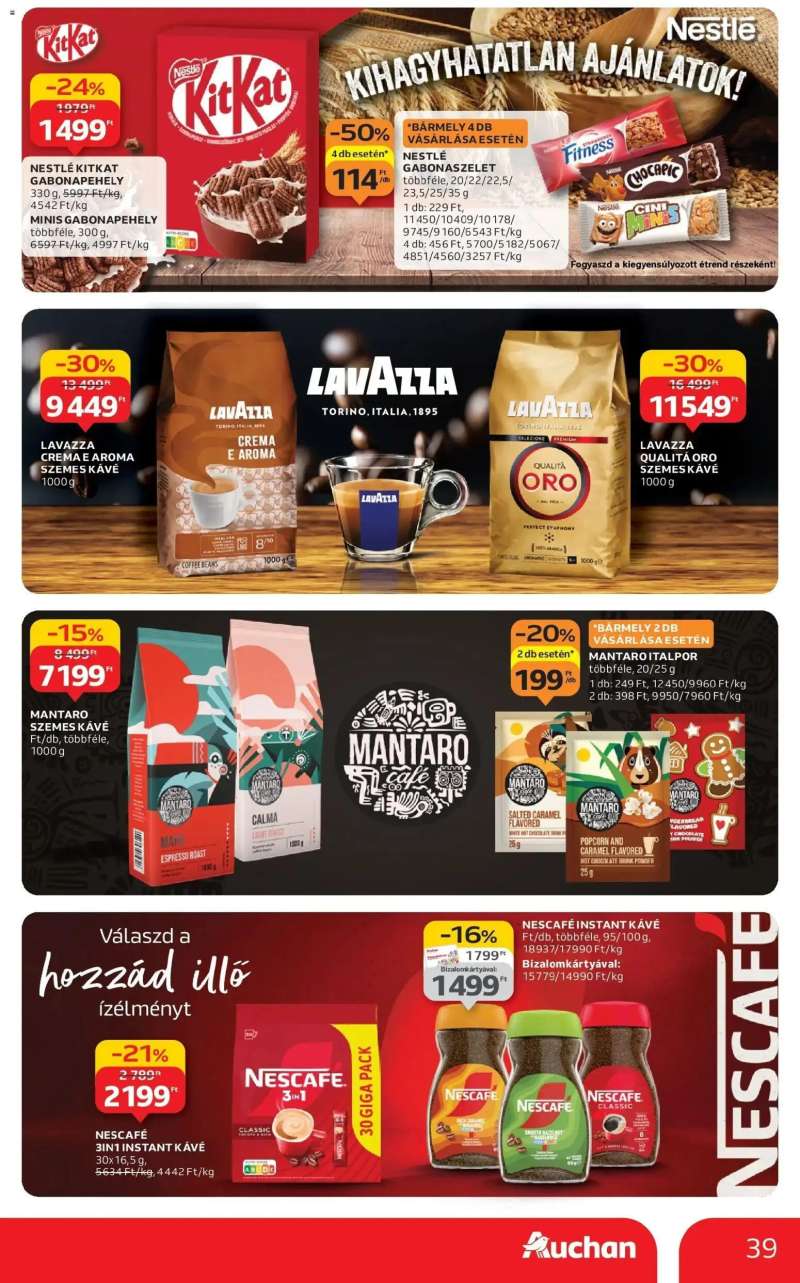 Auchan Auchan újság érvényessége 12.10.-ig 39 oldal