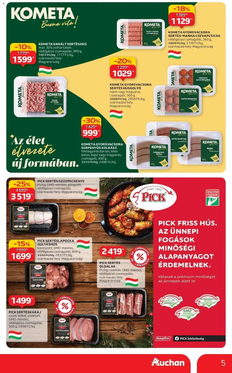 Auchan Auchan újság érvényessége 12.10.-ig 5 oldal