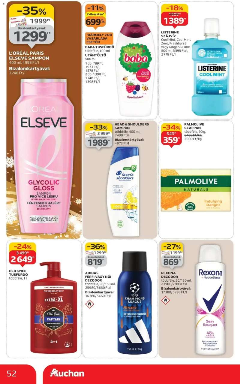 Auchan Auchan újság érvényessége 12.10.-ig 52 oldal