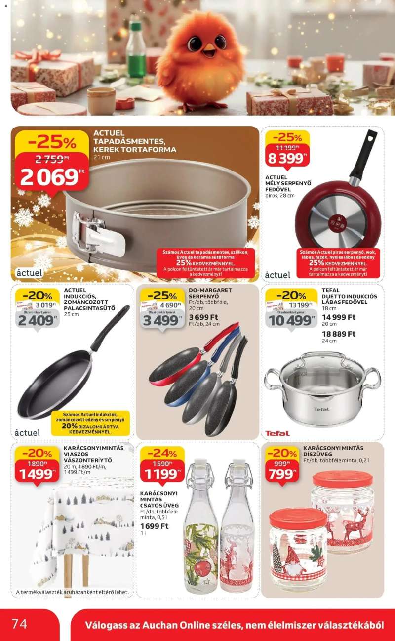 Auchan Auchan újság érvényessége 12.10.-ig 74 oldal