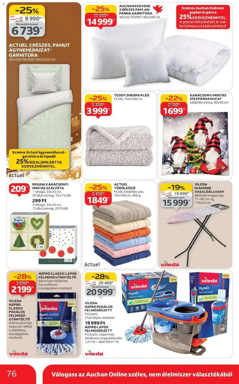 Auchan Auchan újság érvényessége 12.10.-ig 76 oldal