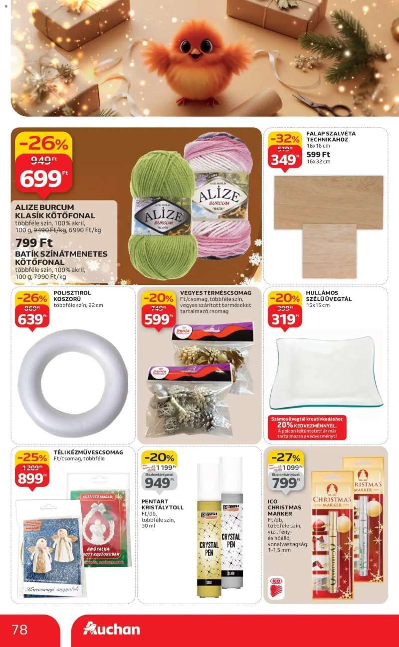 Auchan Auchan újság érvényessége 12.10.-ig 78 oldal