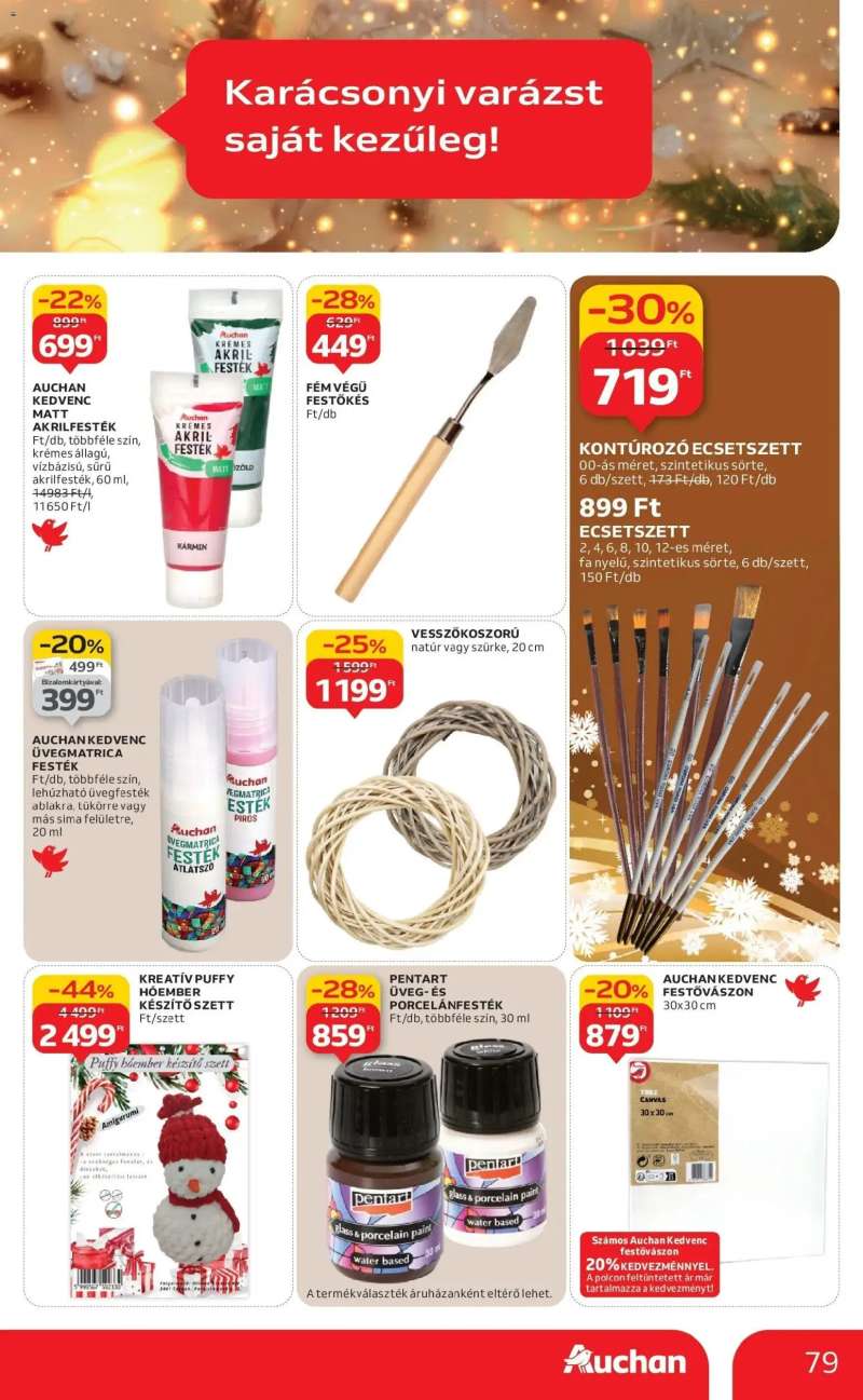 Auchan Auchan újság érvényessége 12.10.-ig 79 oldal