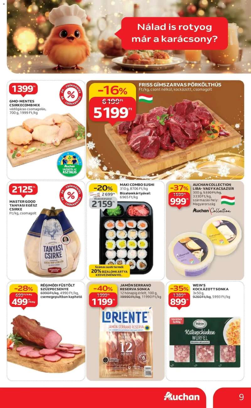 Auchan Auchan újság érvényessége 12.10.-ig 9 oldal