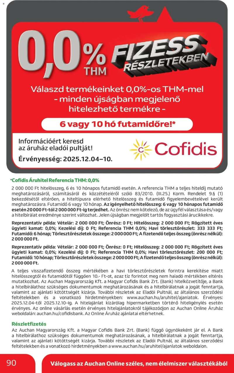 Auchan Auchan újság érvényessége 12.10.-ig 90 oldal
