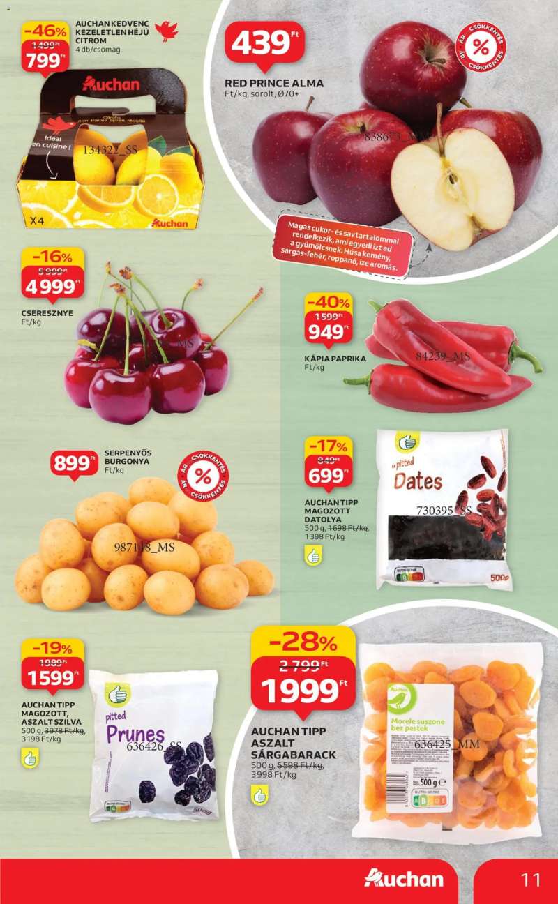Auchan Akciós újság Auchan 11 oldal
