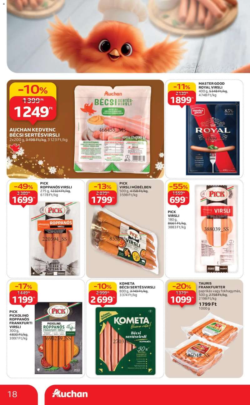 Auchan Akciós újság Auchan 18 oldal