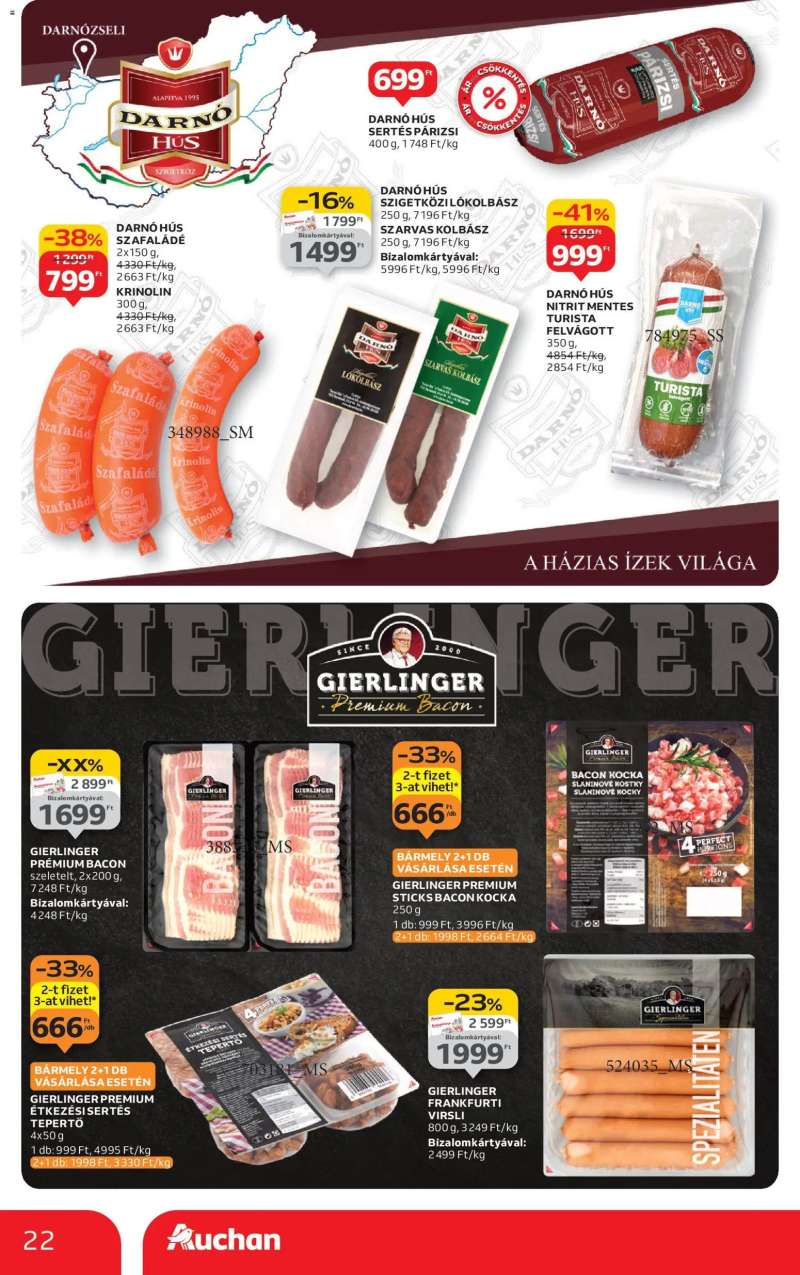 Auchan Akciós újság Auchan 22 oldal