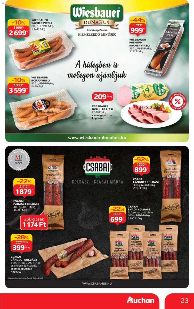 Auchan Akciós újság Auchan 23 oldal