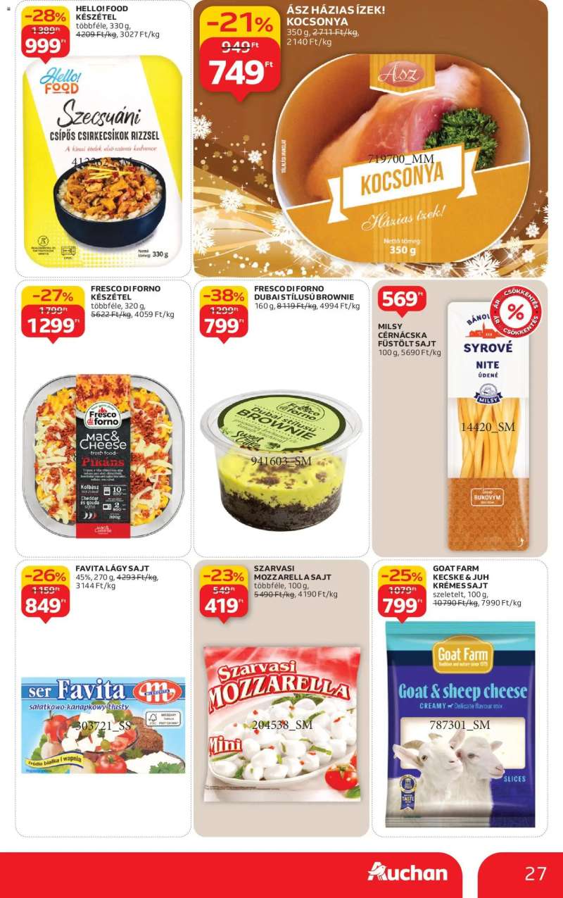 Auchan Akciós újság Auchan 27 oldal