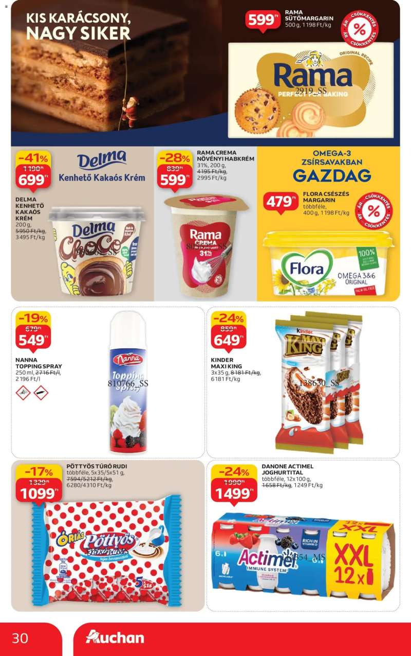Auchan Akciós újság Auchan 30 oldal