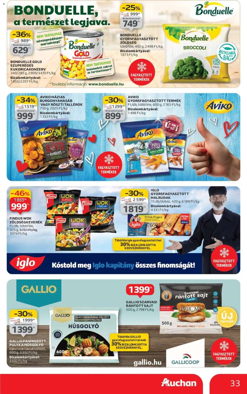 Auchan Akciós újság Auchan 33 oldal