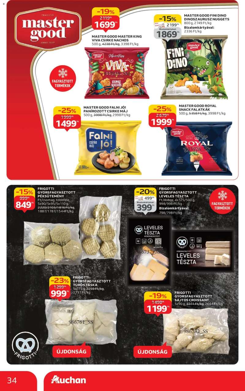 Auchan Akciós újság Auchan 34 oldal