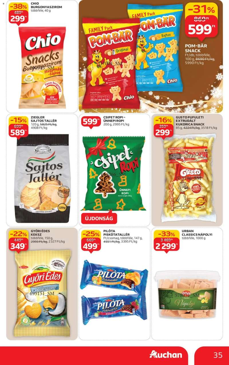Auchan Akciós újság Auchan 35 oldal